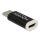 DeLock Adapter USB 2.0 Micro-B female > USB Type-C 2.0 male Black