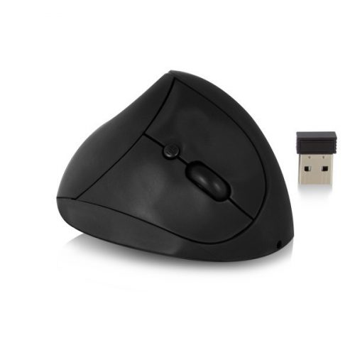 Ewent EW3150 Vertical wireless mouse Black