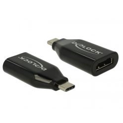   DeLock USB Type-C male > HDMI female (DP Alt Mode) 4K 60Hz Adapter Black