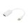 Logilink CV0036A miniDisplayPort 1.1 to HDMI with Audio adapter White