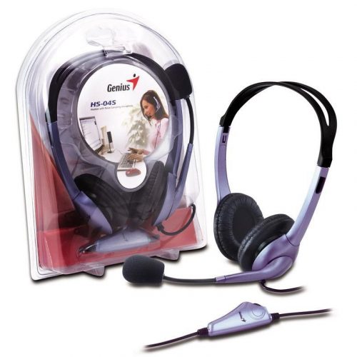 Genius HS-04S Headset Purple/Black