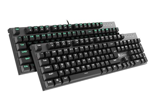 Natec Genesis Thor 300 Gaming Outemu Blue Mechanical billentyűzet Black HU