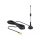 DeLock ISM 433 MHz Antenna SMA 3 dBi omnidirectional fixed magnetic base Black