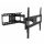 EQuip 37"-70" Articulating TV Wall Mount Bracket Black