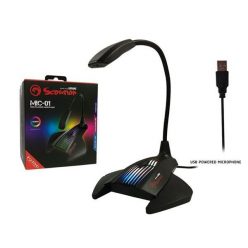 Marvo MIC-01 USB RGB microphone Black