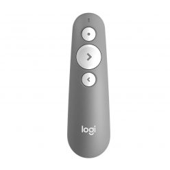   Logitech R500 Laser Presentation Remote Wireless Presenter Red Laser Grey