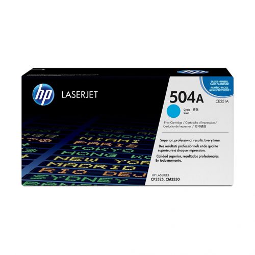 HP CE251A (504A) Cyan toner