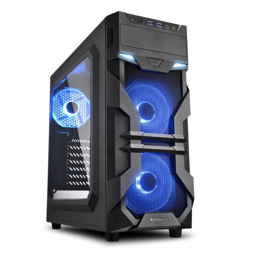 Sharkoon VG7-W Window Black/Blue