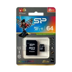 Silicon Power 64GB microSDXC Class 10 UHS-I + adapterrel