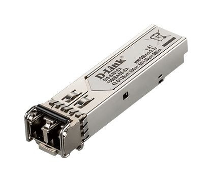 D-Link DIS‑S301SX 1‑port Mini‑GBIC SFP to 1000BaseSX Multi‑Mode 550M Fibre Transceiver