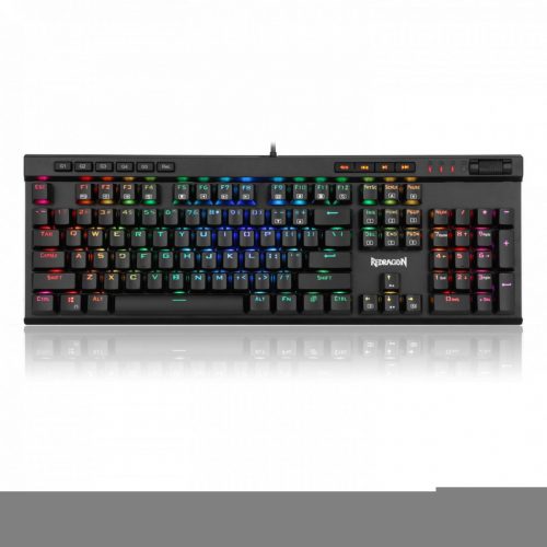 Redragon Vata RGB Mechanical Gaming Keyboard Blue Switches Black HU