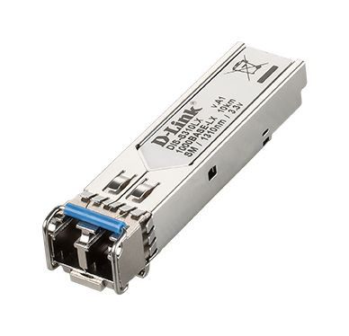 D-Link DIS-S310LX 1‑port Mini‑GBIC SFP to 1000BaseLX Single‑Mode 10km Fibre Transceiver