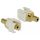 DeLock Keystone module Stereo jack 3.5 mm female > Stereo jack 3.5 mm female gold plated