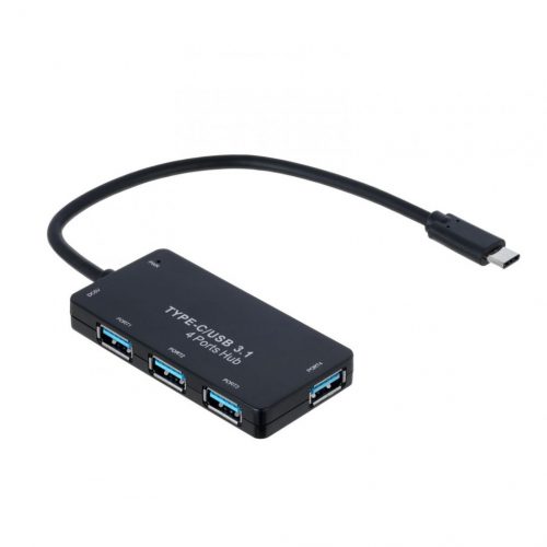 Akyga AK-AD-52 4port USB3.1 HUB Black