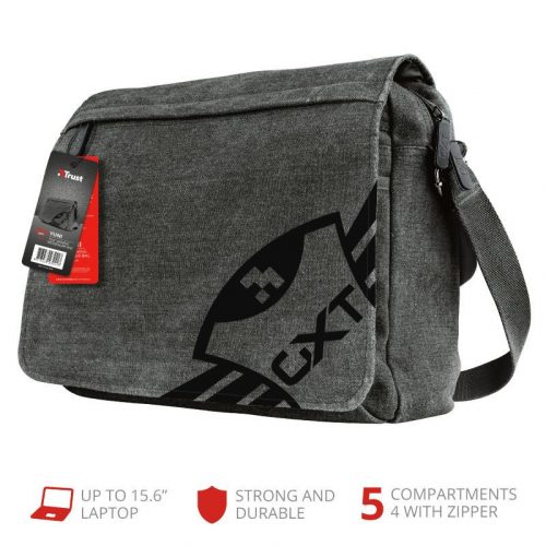 Trust GXT 1260 Yuni Gaming Messenger Bag 15,6" Grey