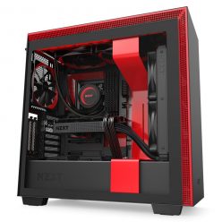 NZXT H710i Tempered Glass Matte Black/Red