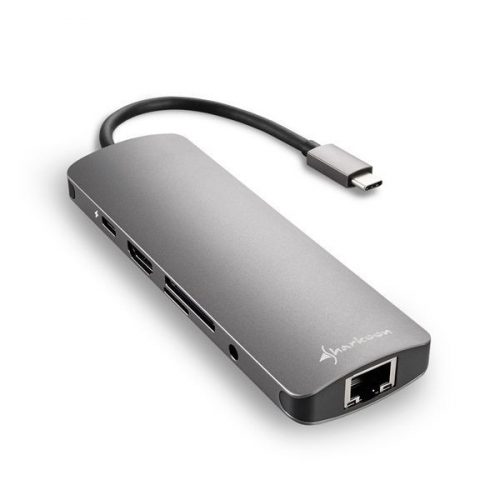 Sharkoon USB-C Docking Station Grey