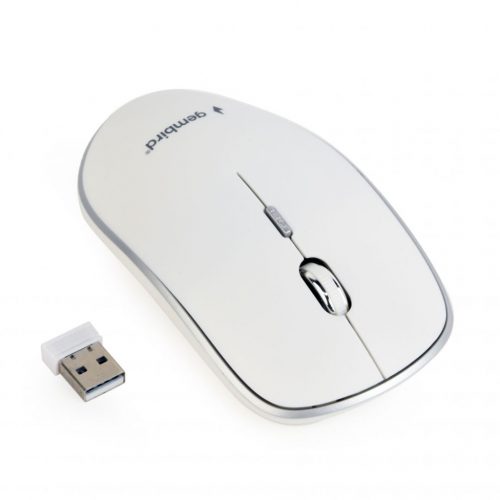 Gembird MUSW-4B-01-W wireless optical mouse White