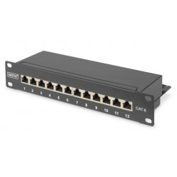 Digitus 12-port Patch Panel 1U Black