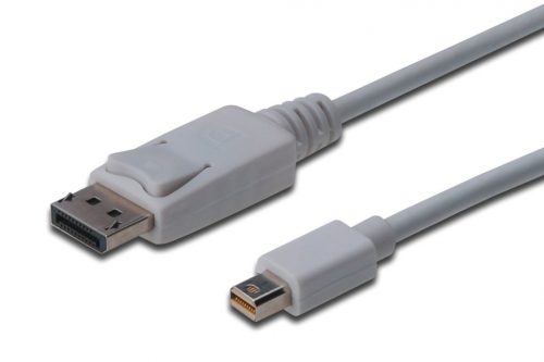 Assmann DisplayPort connection cable, mini  DP - DP 3m White