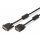 Assmann DVI adapter cable, DVI-I (Dual Link) (24+5) - HD15, 2x ferrit 2m Black