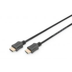 Assmann HDMI Standard connection cable, type A 5m Black