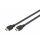 Assmann HDMI Ultra High Speed connection cable, type A 3m Black