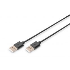 Assmann USB connection cable, type A 1m Black