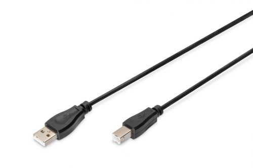 Assmann USB connection cable, type A - B 1m Black