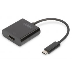 Digitus USB Type-C to HDMI Adapter, 4K@30Hz Black