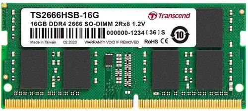 Transcend 16GB DDR4 2666Mhz SODIMM