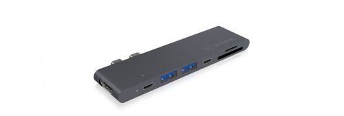 Raidsonic IcyBox IB-DK4037a-2C Dual USB Type-C notebook DockingStation