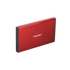 natec Rhino Go External HDD Enclosure Red