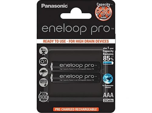 Eneloop Pro 930mAh AAA Ni-MH akkumulátor 2db/csomag