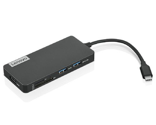 Lenovo USB-C 7-in-1 Hub Black