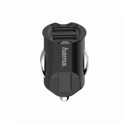 Hama 2-port USB Car Charger Black