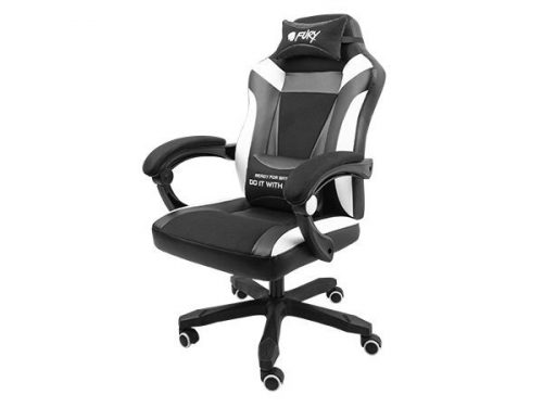 FURY Avenger M+ Gaming Chair Black/White