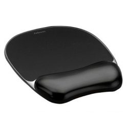 Fellowes Crystal Gel Egérpad Black