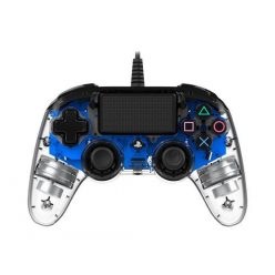 Nacon Wired Illuminated Compact USB Gamepad Transparent/Blue