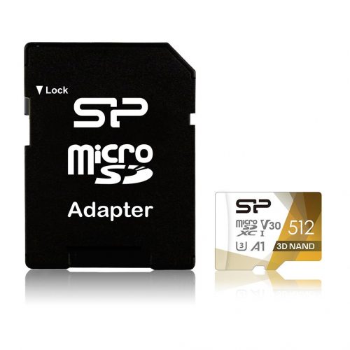 Silicon Power 512GB microSDXC Superior Pro UHS-1 U3 V30 A1 Colorful + adapterrel