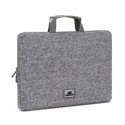 RivaCase 7915 Laptop sleeve with handles 15,6" Light grey