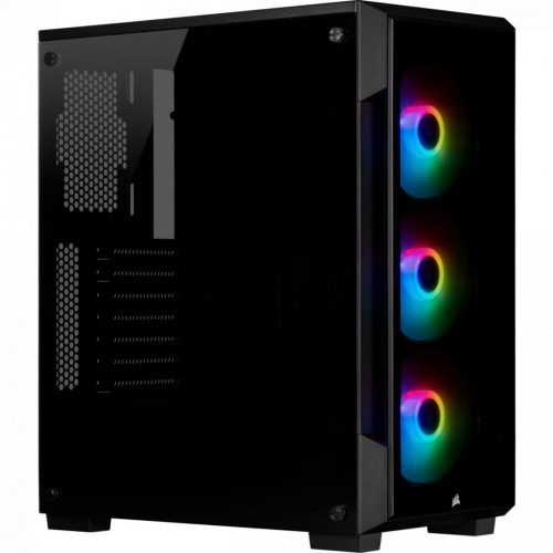 Corsair iCUE 220T RGB Tempered Glass Black