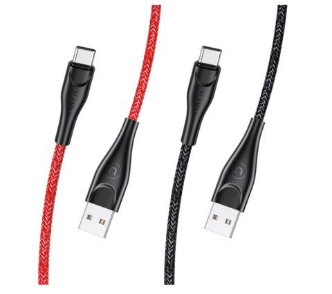 Usams U41 Micro Braided Data and Charging Cable 1m Red