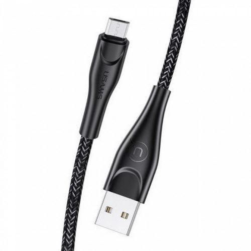 Usams U41 Micro Braided Data and Charging Cable 1m Black