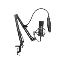 Sandberg Streamer USB Microphone Kit Black