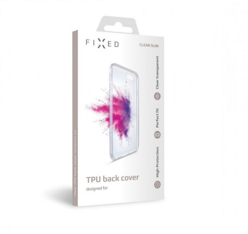 FIXED TPU telefontok Apple iPhone 11 telefonhoz, átlátszó