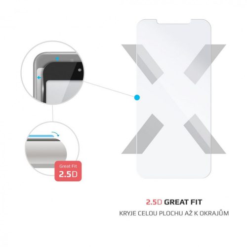 FIXED Üvegfólia Képernyővédő Apple iPhone 12 Pro Max, clear