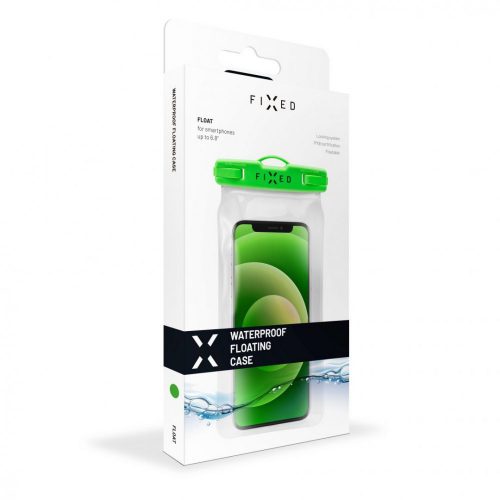 FIXED Waterproof floating pocket mobile phone Float with IPX8 certification, lime