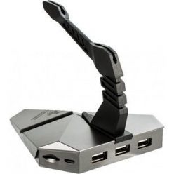   Platinet Omega Varr Mouse Bungee 3in1 Combo USB2.0 Hub and microSD reader Silver