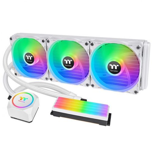 Thermaltake Floe RC360 CPU & Memory AIO Liquid Cooler Snow Edition White